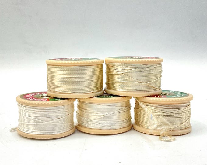 Silk Buttonhole Twist Thread 5 Spools - Etsy