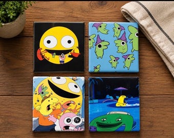 Smiling Friends Coaster Set