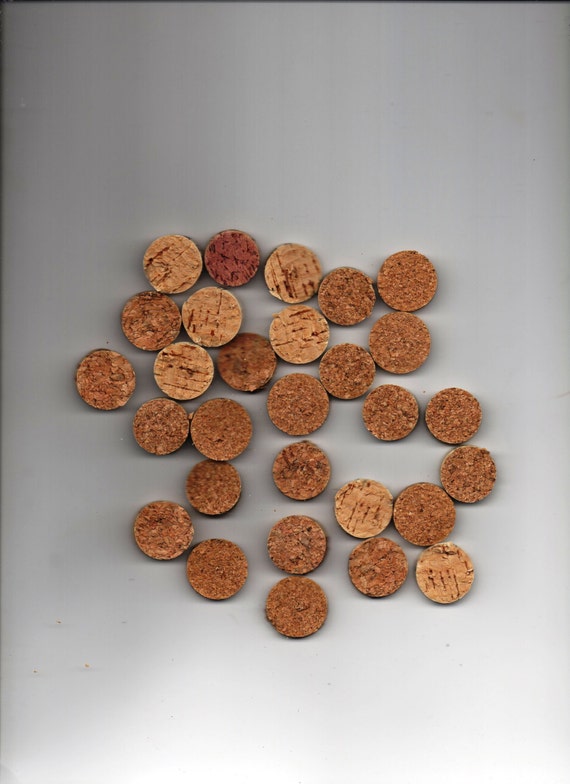 200 Natural Hand Cut Wine Cork Slices Vase Filler Table Etsy