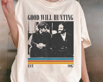 Camiseta de la película Good Will Hunting de 1997 – Camiseta con la icónica escena del banco.