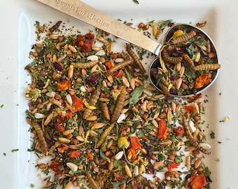 Mezcla de alimento natural para hámsteres / Mezcla de semillas con verduras y hierbas