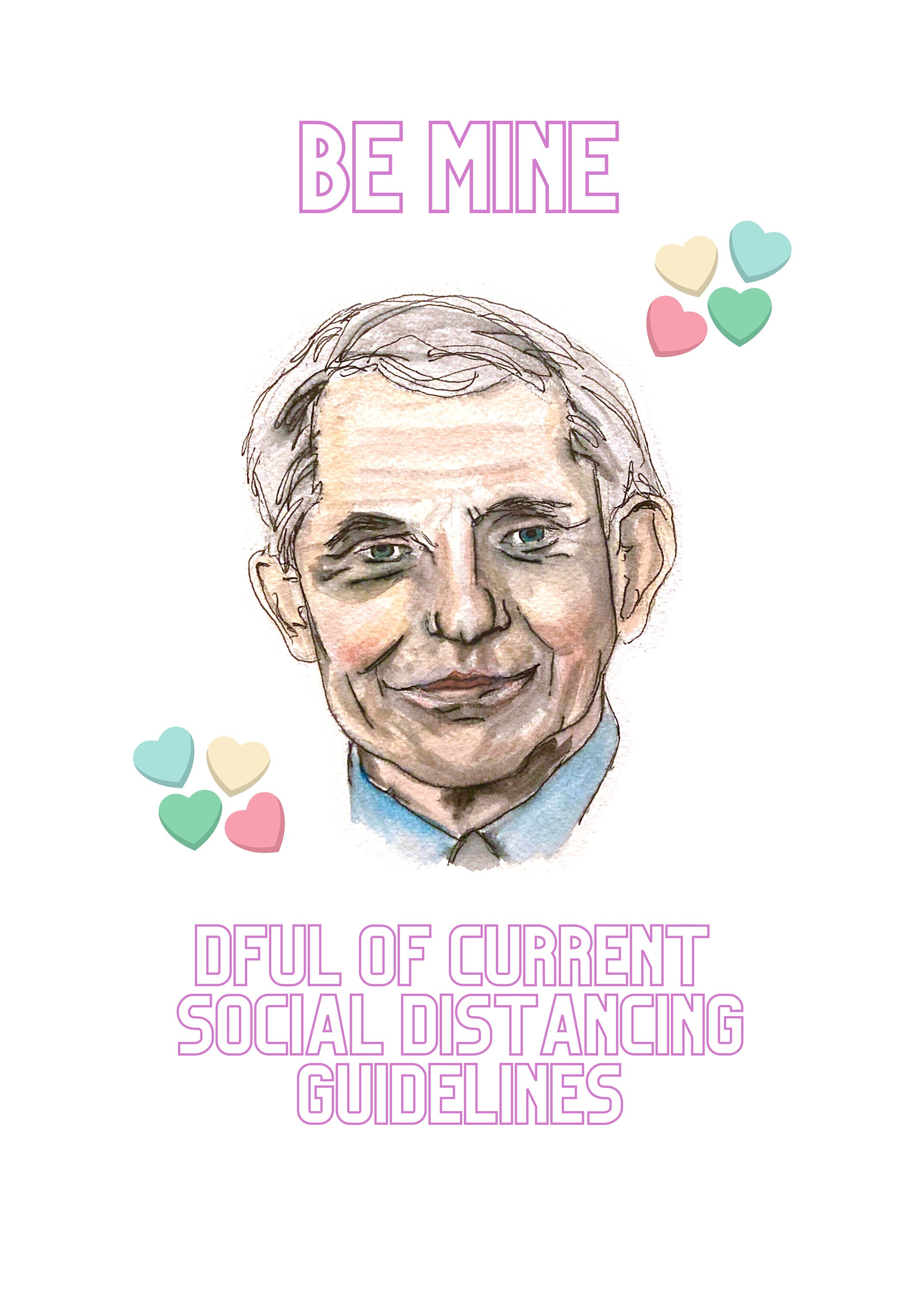 Fauci Valentine Etsy