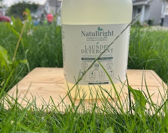 NatuBright geurvrij wasmiddel op plantaardige basis, 1 gallon (goed voor maximaal 110 wasbeurten)