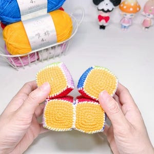 Handmade Crochet Infinity Cube | Colorful Fidget Toy | Stress Relief Sensory Toy