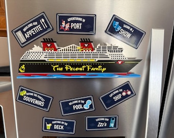 Disney Cruise Line Personalized Magnetic Cruise Ship with Lights