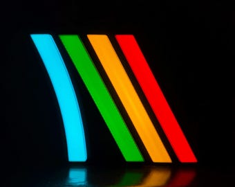 Arc Raiders ロゴ LED デスクデコレーションサイン | 3D プリント マルチカラー ライトボックス (USB)