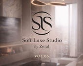 Luxury Living Room Moodboard | Warm Neutral Palette, Modern Interior (Digital Download)