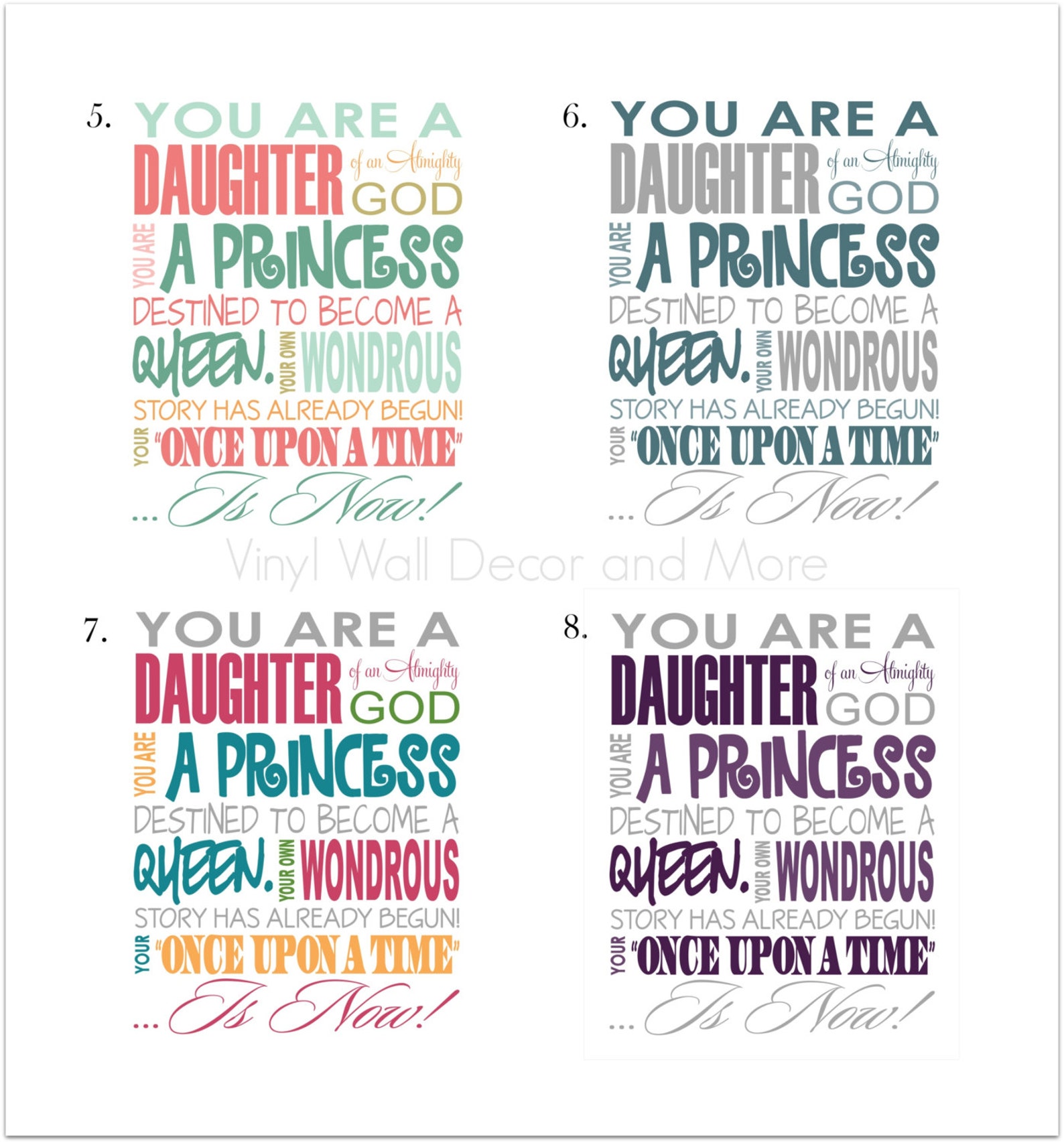 Princess Print Daughter of God | Etsy Princess Print Daughter of God | Etsy