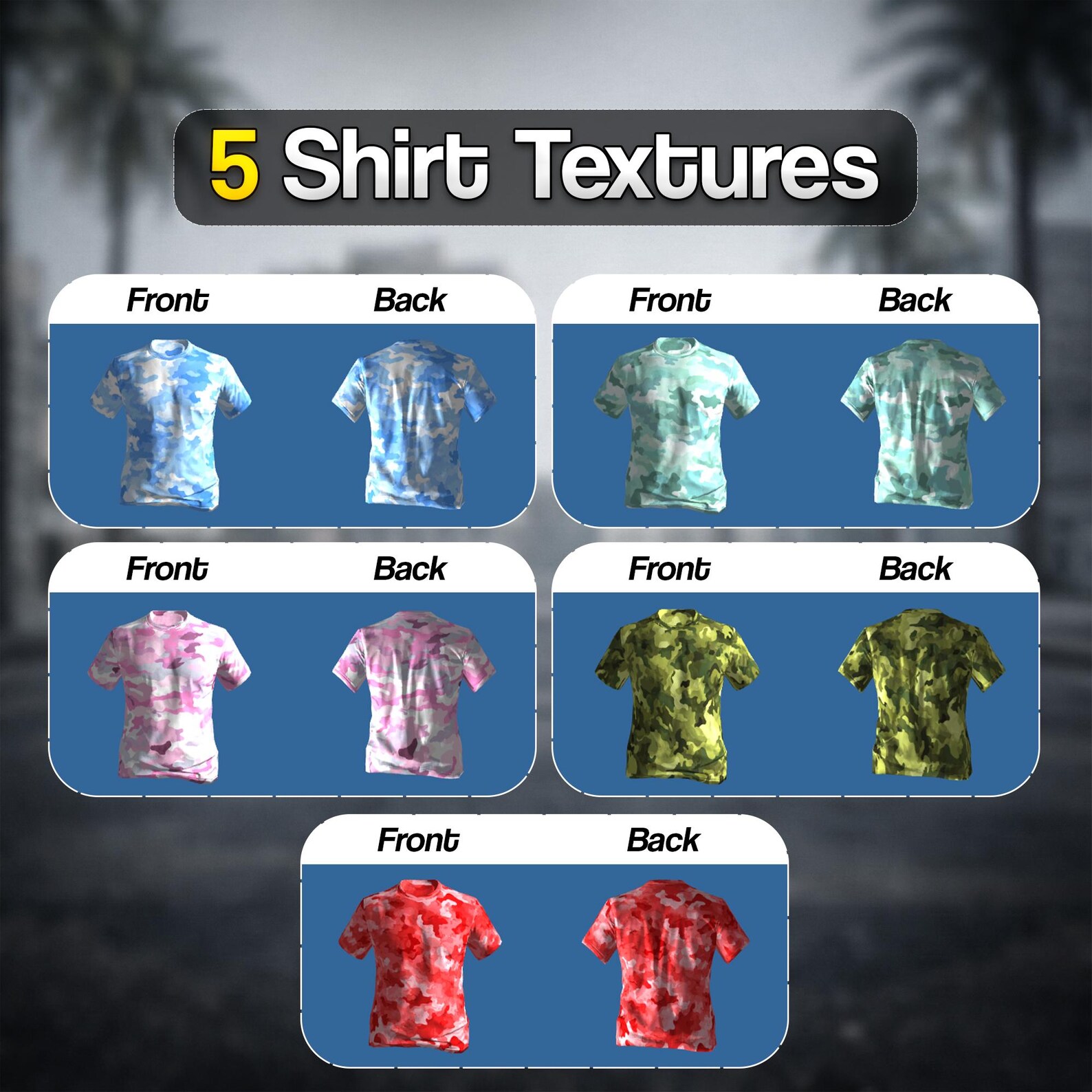Pattern Rp Camo Pattern Themed Clothes RP Clothing Pack V2 for Male & Female - Etsy