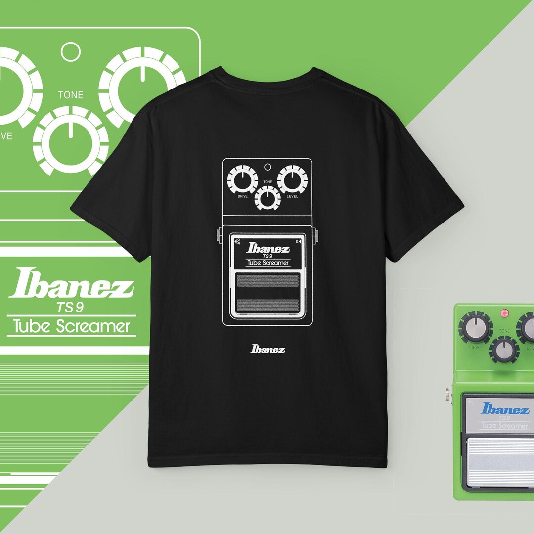 Ibanez TS9 Tube Screamer T-shirt, Electric Guitar, Musician