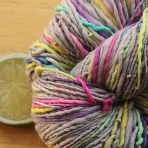 Rainbow Yarn, Handspun Yarn, self striping yarn dk, knitting wool, pride yarn, handpainted yarns, superfine merino yarn, grey yarn soft