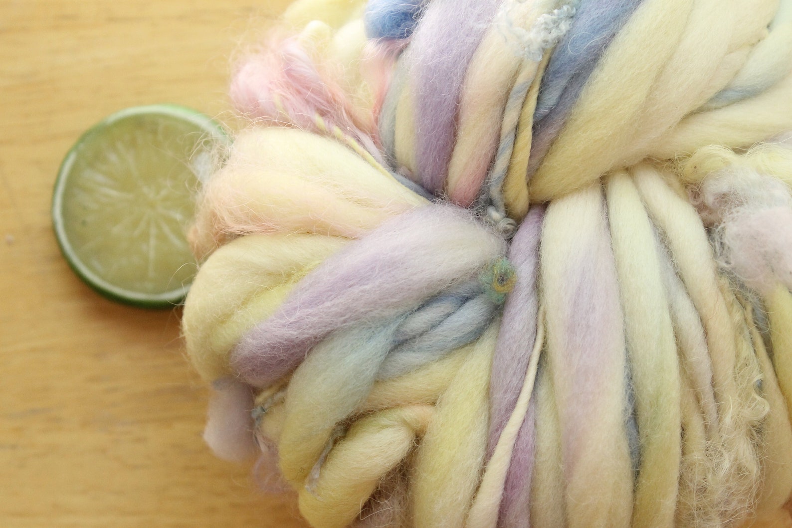 Curly Yarn Thick and Thin Yarn Yellow Yarn Baby Yarn Etsy