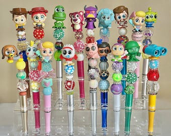 Toy Story Beaded Pen: Collectible Characters - Retractable - Refillable Ink