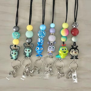 Bug lover out there? Bugs Life Doorables custom beaded breakaway lanyards, Gifts for him, gifts for her and hard to shop for.