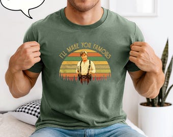 Maglietta Young Gun, maglietta vintage di Emilio Estevez "Ti renderò famoso", citazione del film