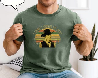 Will Kane, penso che dovrei restare, maglietta vintage, citazione del film