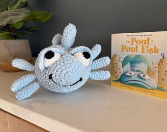 Crochet Pout Pout Fish w/ Book