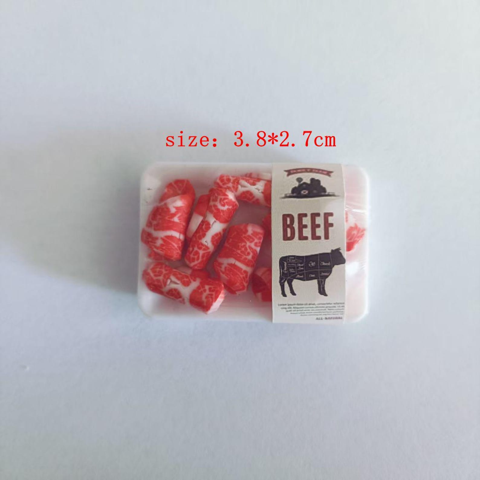 Handmade 1/12 Scale Dollhouse Food: Realistic Clay Meats - Etsy