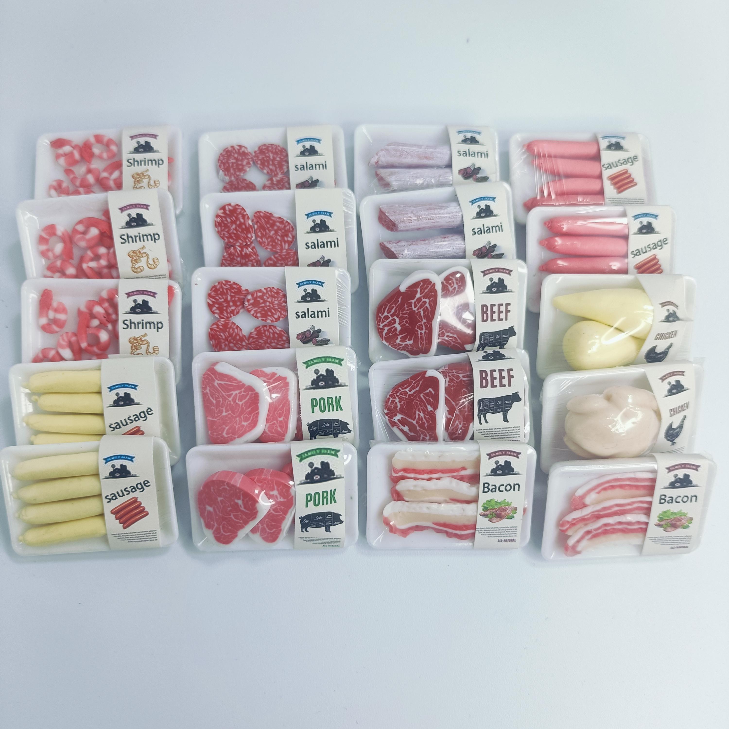Handmade 1/12 Scale Dollhouse Food: Realistic Clay Meats - Etsy