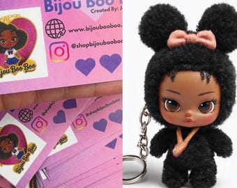 Custom Bijou Boo Boo Bag Charm