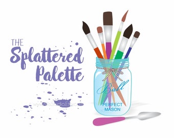 Painter Artist Logo Etsy Painter Artist Logo Etsy