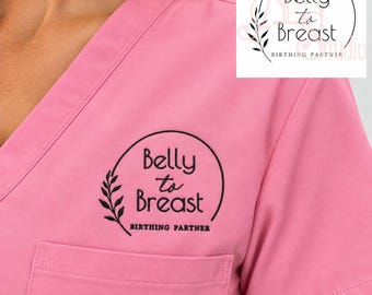 RESERVED Listing Belly to Breast