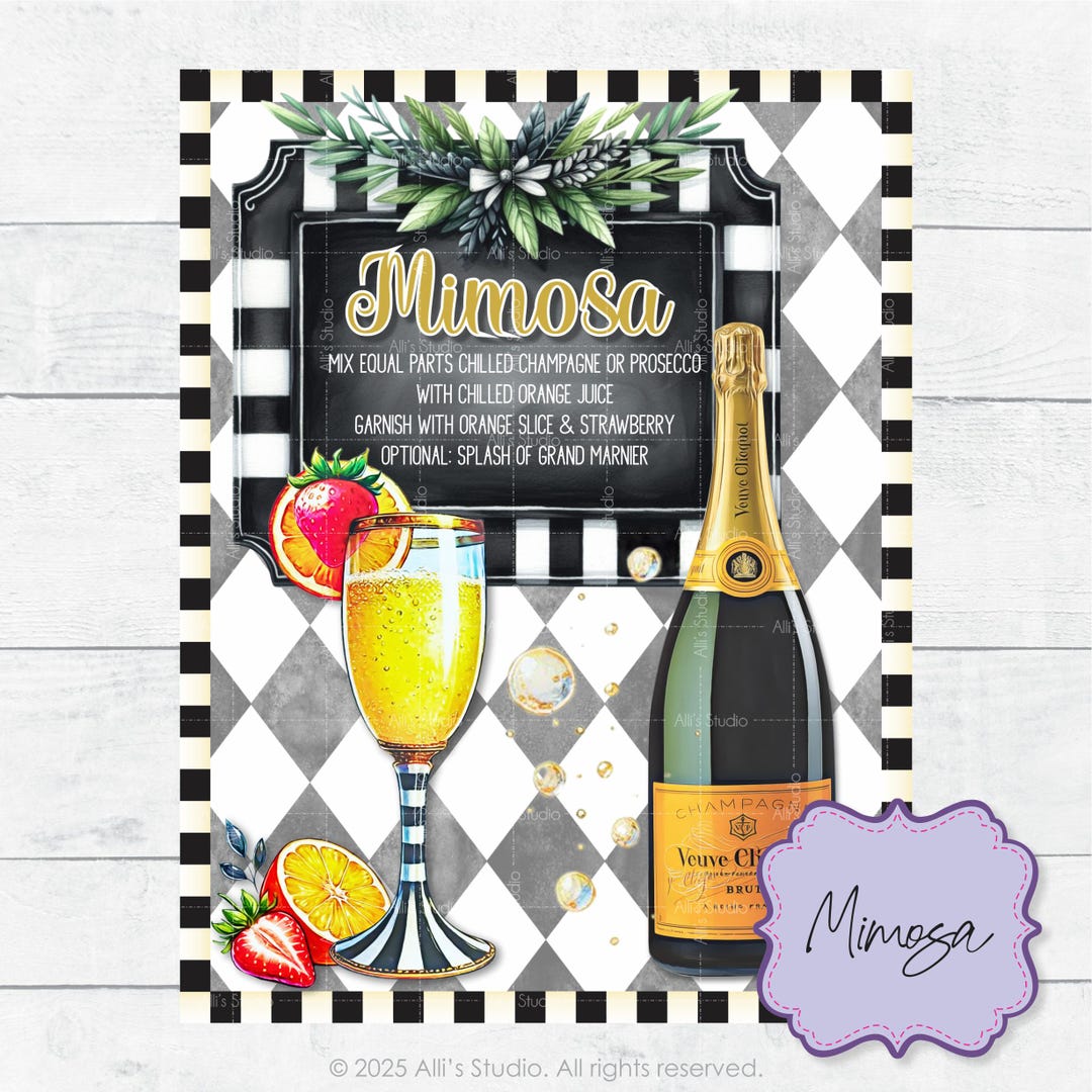 Rice Paper Mimosa OJ Champagne Cocktail Bar Recipe Prosecco Coup