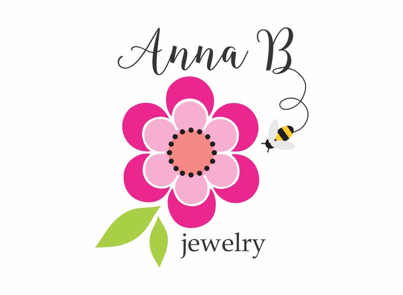 Logo Design / Premade Logo / Photography Logo / Jewelry Logo / Floral Logo / Watercolor Logo image 8