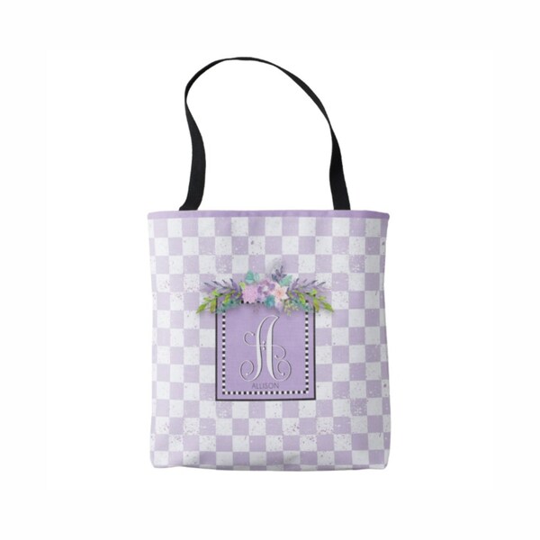 Monogram Tote Bag - Etsy