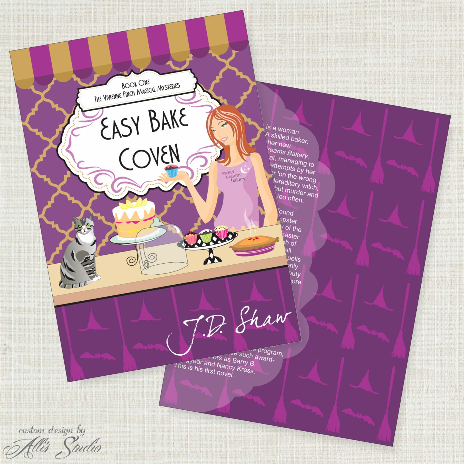 Custom Illustration Design Book Cover Book Design Digital Etsy