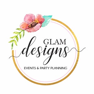 Logo Design / Premade Logo / Photography Logo / Jewelry Logo / Floral Logo / Watercolor Logo image 5