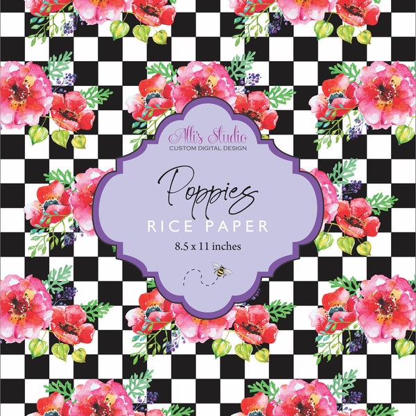 Paper Poppies - Etsy