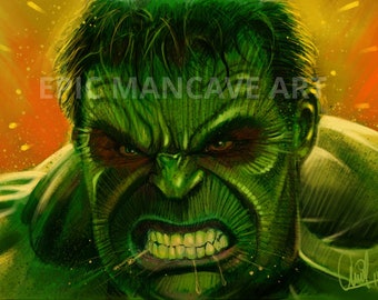 The Hulk - Avengers - Metallic Photo Print