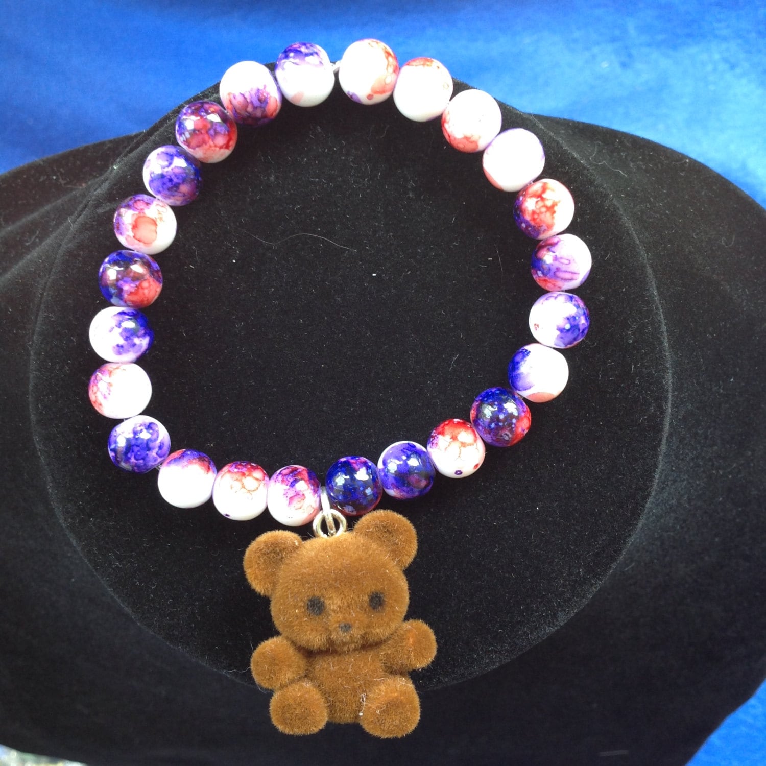 Teddy Bear Bracelet Etsy UK