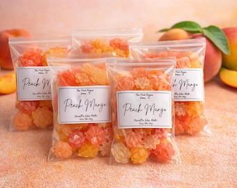 Cera derretida suculenta de mango y melocotón