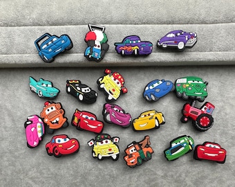 20pcs Lightning McQueen Shoe Charms Cars Movie for Crocs for Jibbitz