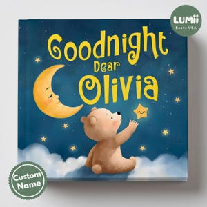 Personalized Bedtime Story Book, Custom Name Keepsake, Gift For Newborns, Gift for Baby, Baby Shower Present