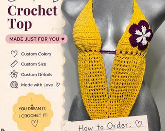 Top de crochet hecho a medida