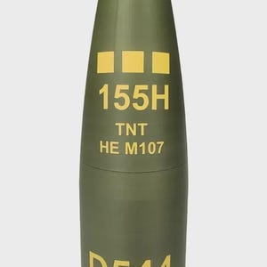 M107 155mm Howitzer Round - 3d Printed Inert Replica