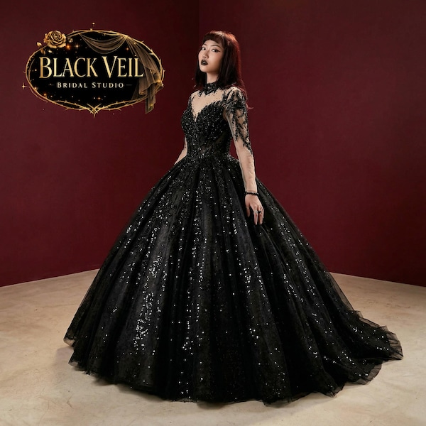 Tempest Black Wedding Dress