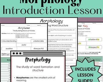 Morphemes, Roots & Affixes | Science of Reading Morphology Lesson + Worksheets