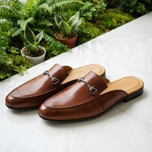 men's dress shoes with open back Back Open Men Shoes
