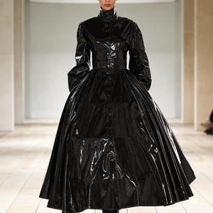 vinyl dress long sleeve Pvc Long Sleeve Vinyl Dress