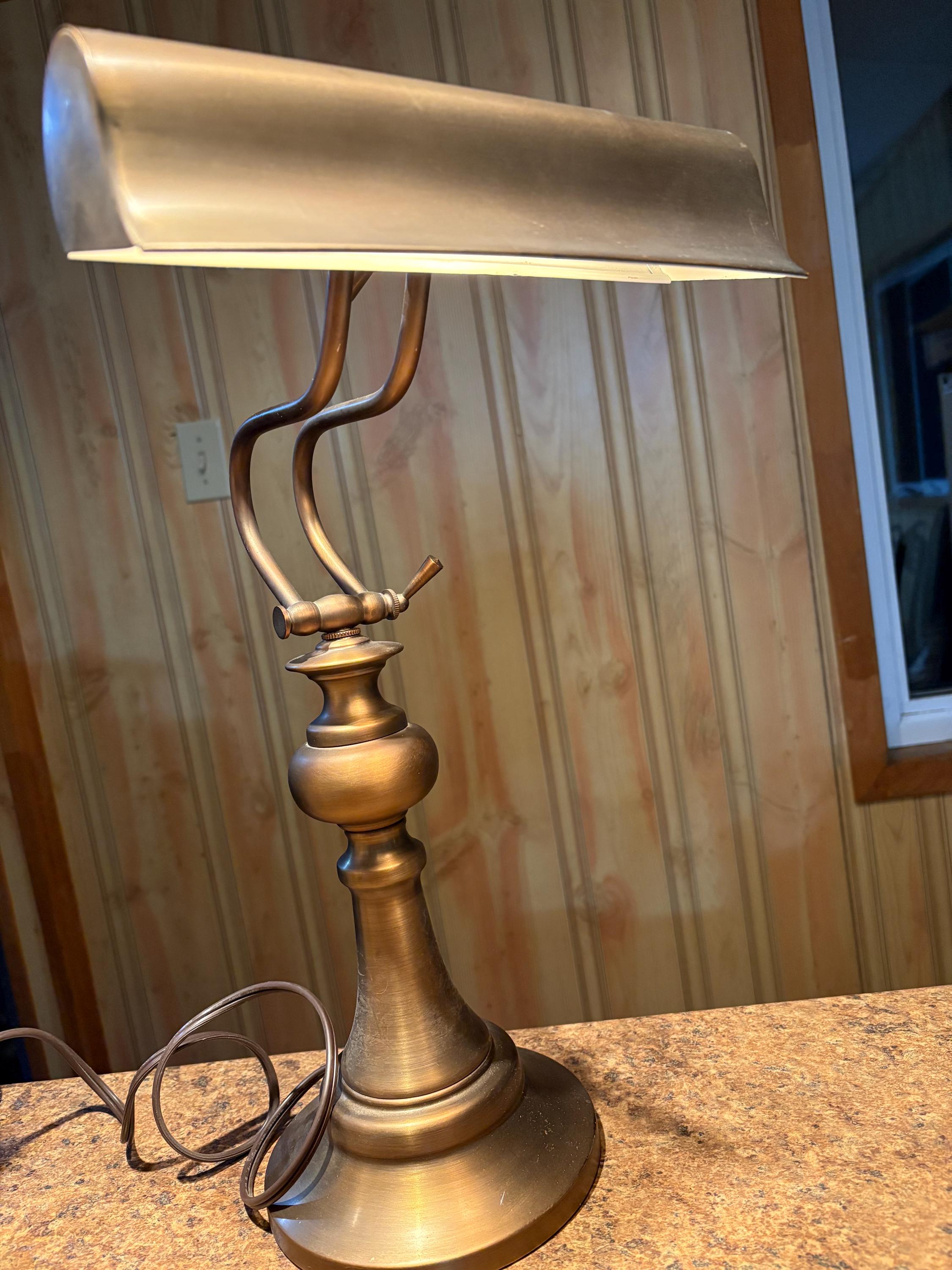 Lampe De Table Art Nouveau Style Ancien – Palazzo INT 39 Cm Métal Brillant