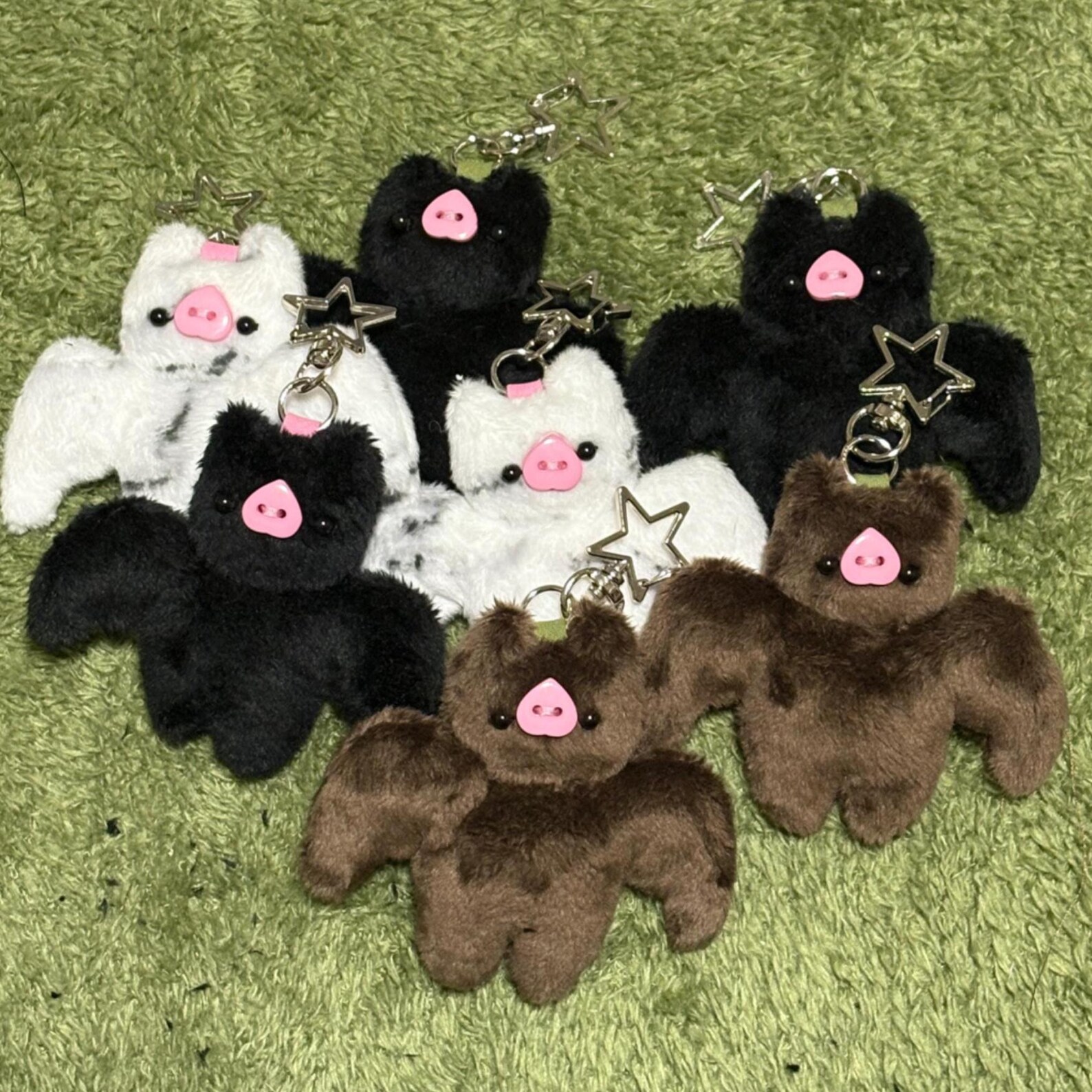 Tiny Bat Keychain - Etsy