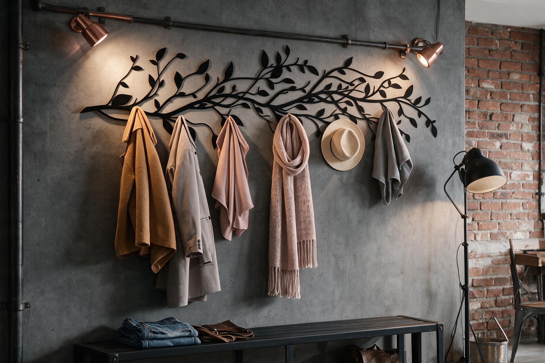 Garderobe Wand