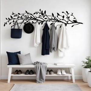 Extra große Baumgarderobe, Astwandhalter für Eingangsbereich, stilvolle, funktionale Wohnkultur