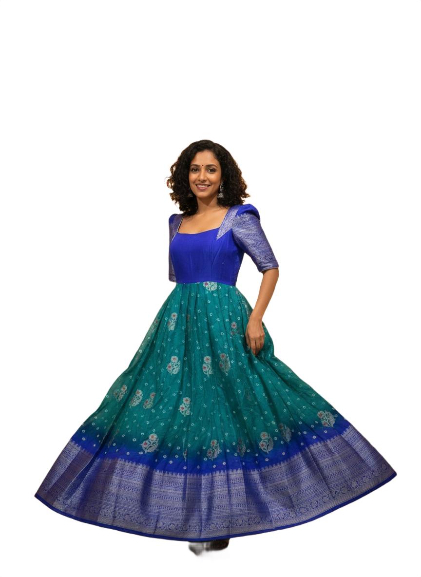 Banarasi Anarkali - Etsy