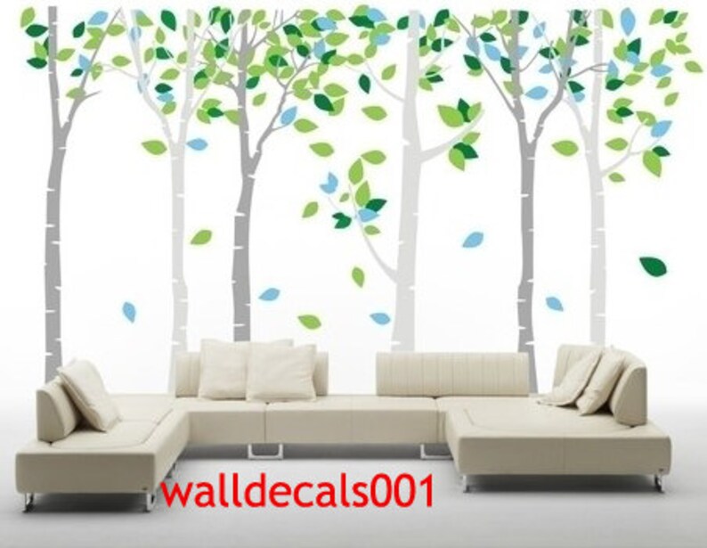 Birch Tree Wall Decals Stickers