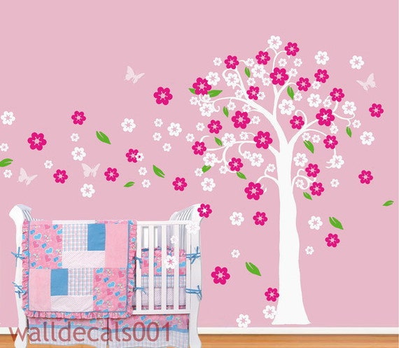 Cherry Blossom Wall Decals Tree